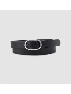 Leren riem zwart