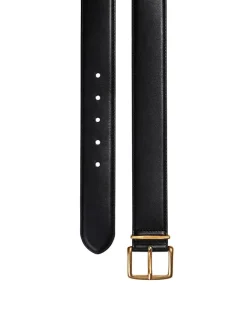 Leren riem zwart