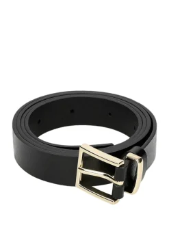 Leren riem zwart