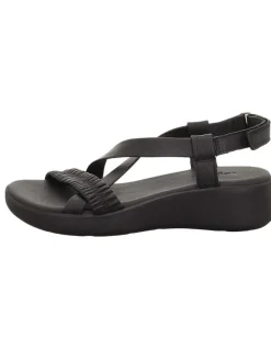 Leren sandalen "Easy" zwart