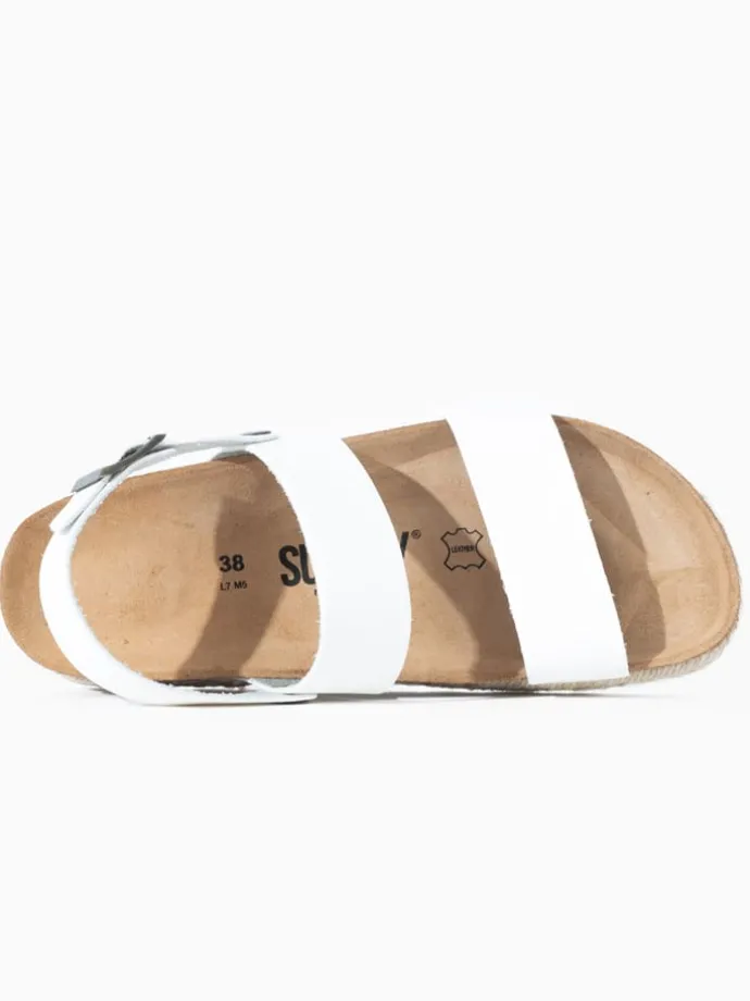 Leren sandalen "Kalmie" wit