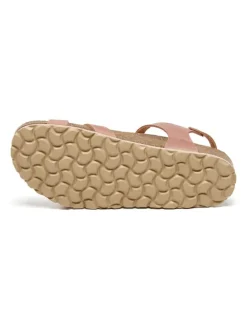 Leren sandalen lichtroze