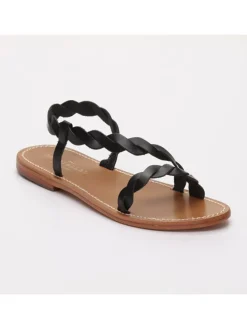 Leren sandalen 