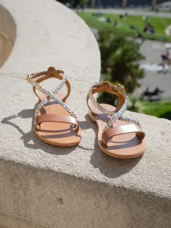 Leren sandalen 