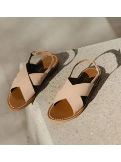 Leren sandalen 