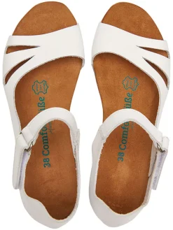 Leren sandalen wit
