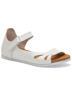 Leren sandalen wit