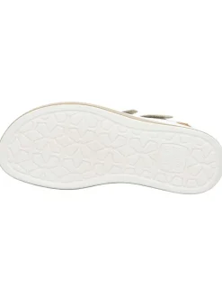 Leren sandalen wit/beige