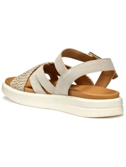 Leren sandalen "Xand" beige