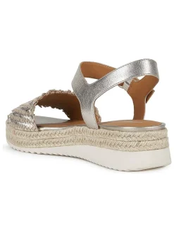 Leren sleehaksandalen 