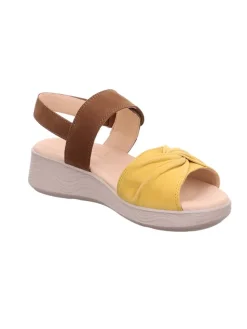 Leren sleehaksandalen 
