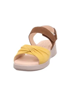 Leren sleehaksandalen 