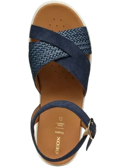 Leren sleehaksandalen 
