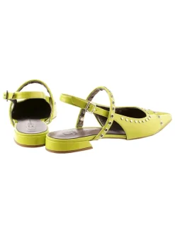 Leren slingballerina's 