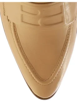 Leren slingballerina's "Ginger" camel