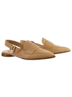 Leren slingballerina's 