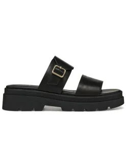 Leren slippers 