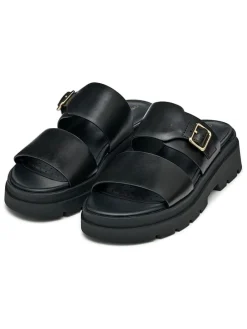 Leren slippers 