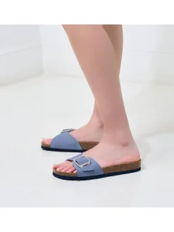 Leren slippers 
