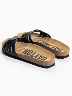 Leren slippers 