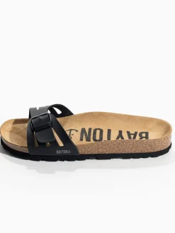Leren slippers 
