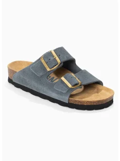 Leren slippers 