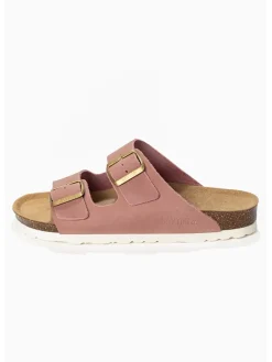 Leren slippers "Atlas" lichtroze