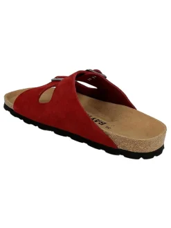 Leren slippers "Atlas" rood