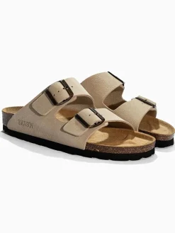 Leren slippers 