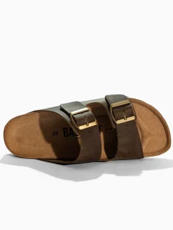 Leren slippers 