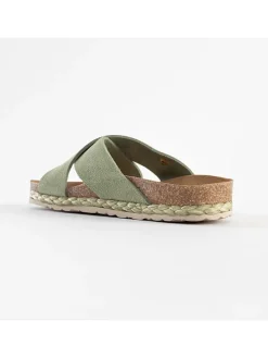 Leren slippers