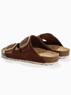 Leren slippers 