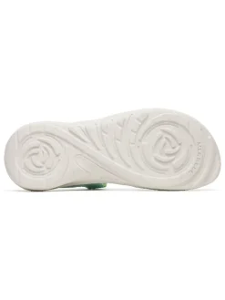 Leren slippers "District 4" groen