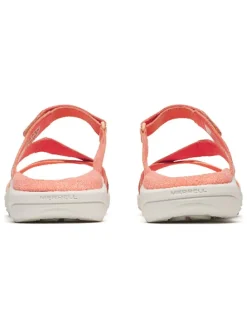 Leren slippers "District 4" oranje