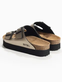 Leren slippers 