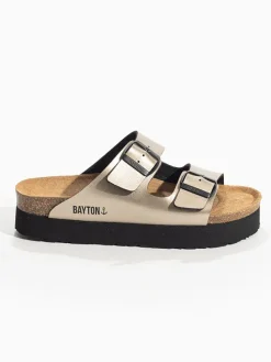 Leren slippers 