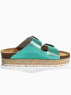 Leren slippers