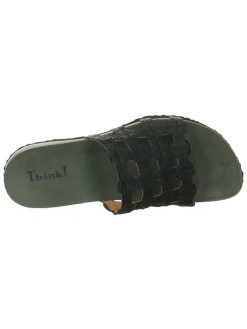 Leren slippers 
