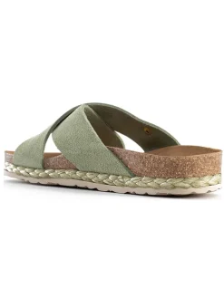 Leren slippers 