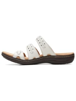 Leren slippers "Laurieann Cove" wit