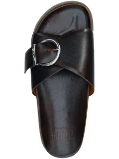 Leren slippers 