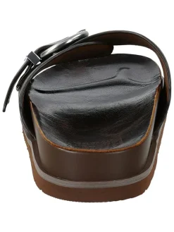 Leren slippers 