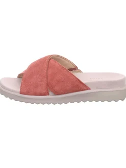Leren slippers "Move" roze