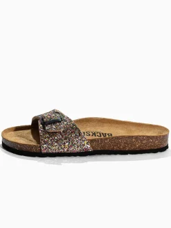 Leren slippers "Paris" meerkleurig