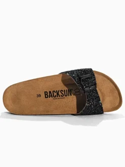 Leren slippers 