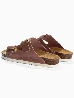 Leren slippers
