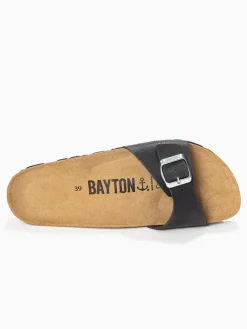 Leren slippers
