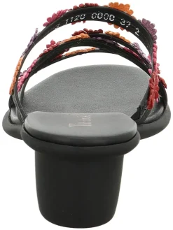 Leren slippers zwart