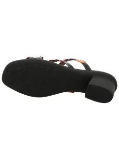 Leren slippers zwart