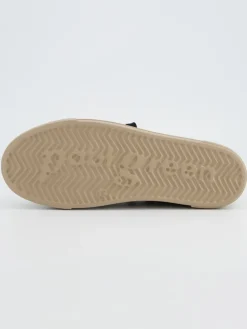 Leren sneakers beige/bruin